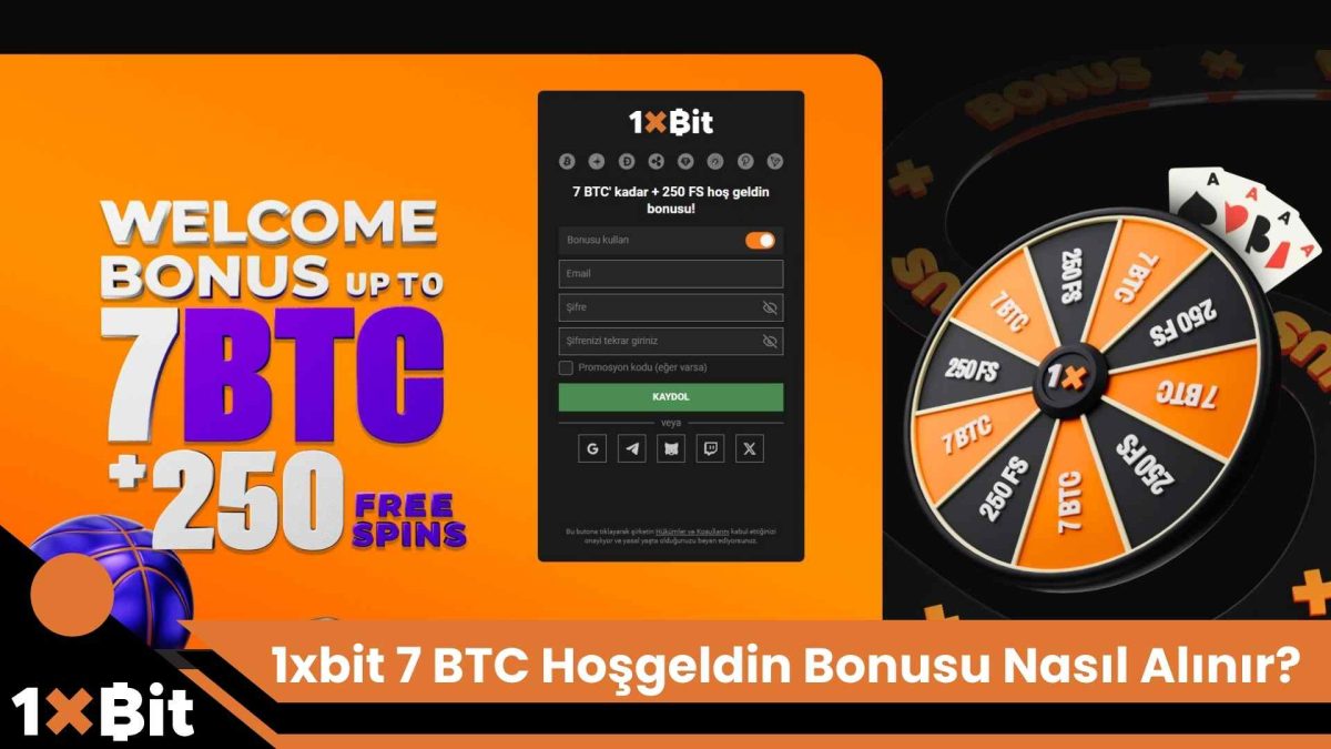 1xbit 7 BTC Hoşgeldin Bonusu Nasıl Alınır