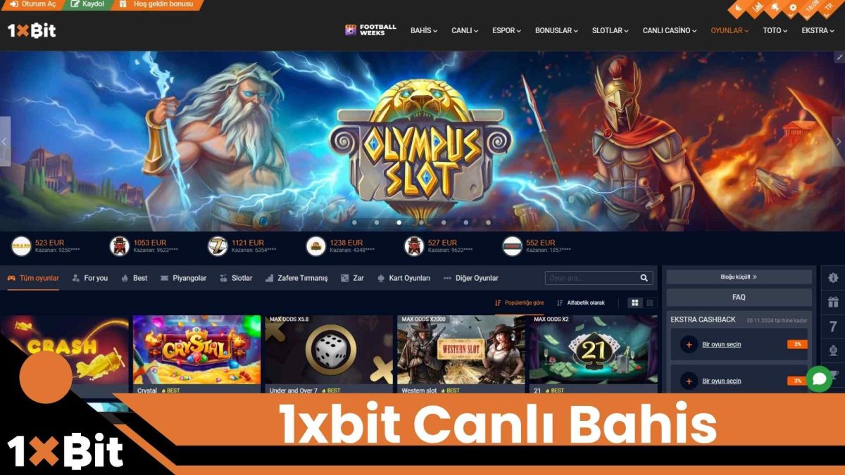 1xbit Canlı Bahis