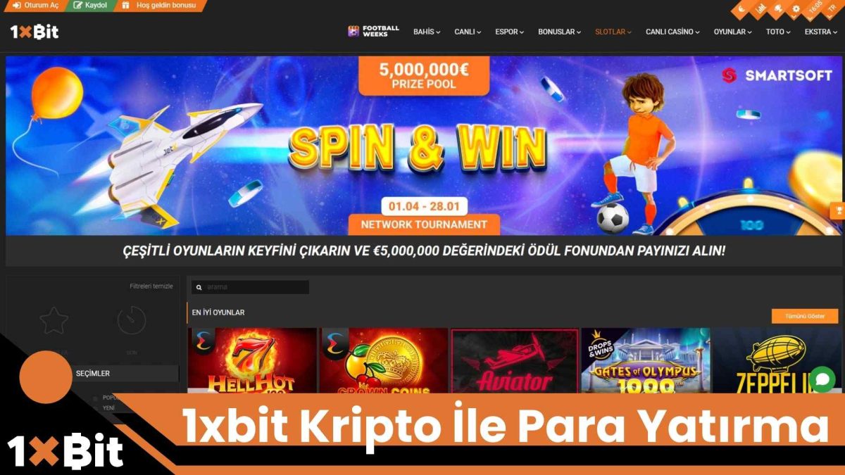 1xbit Kripto ile Para Yatırma