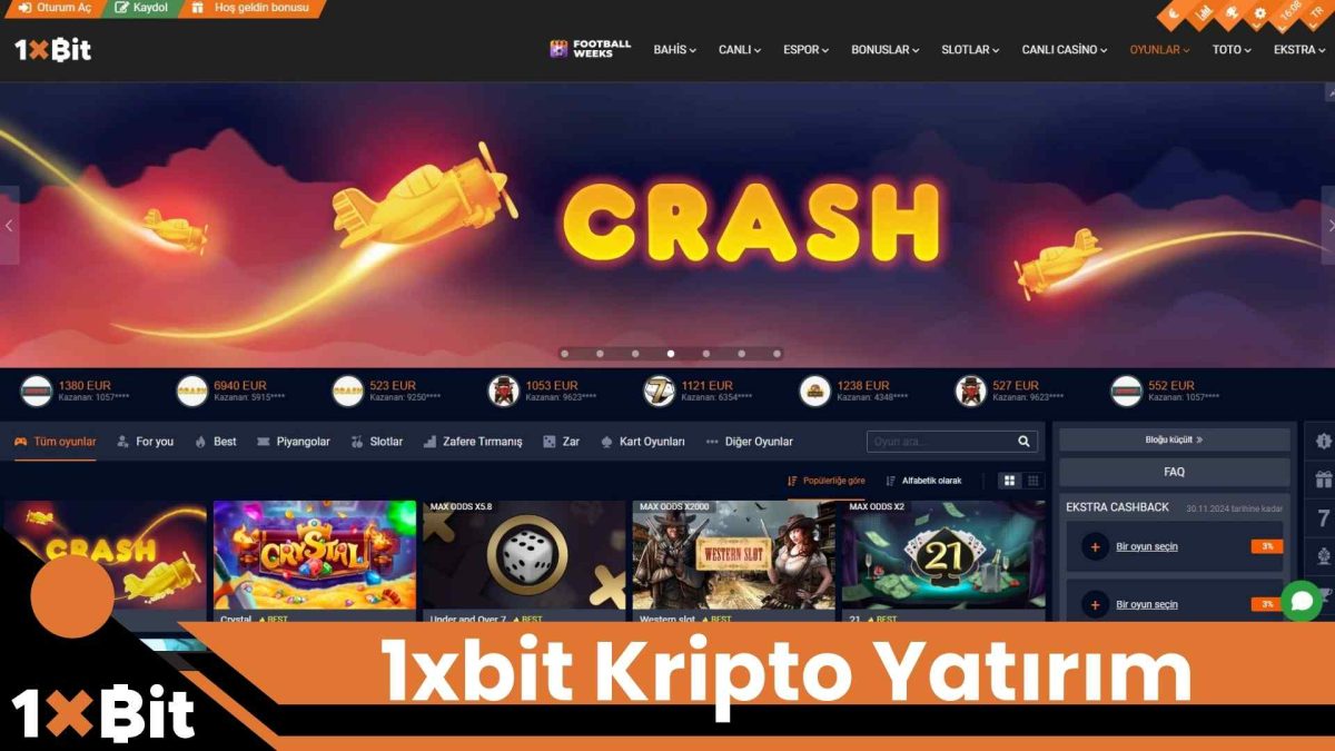 1xbit Kripto Yatırım