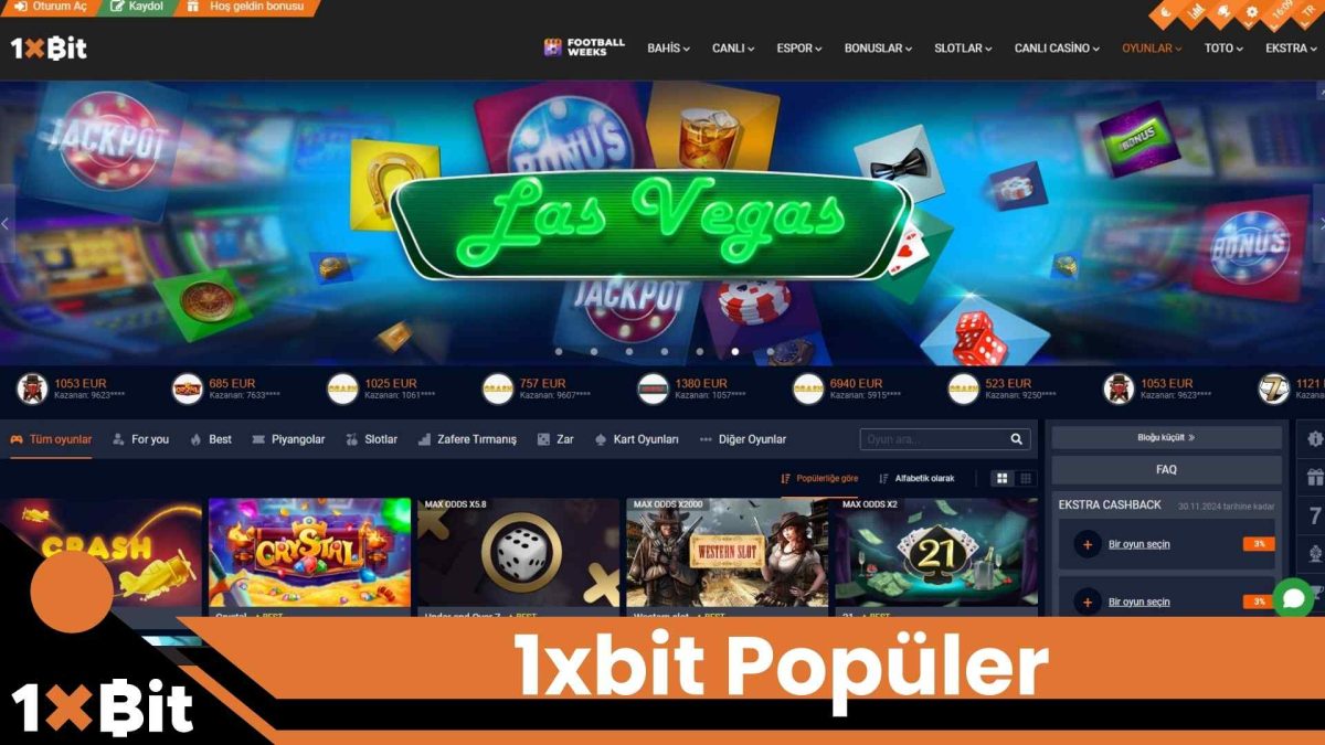 1xbit Popüler