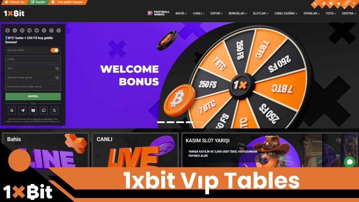 1xbit Vıp Tables